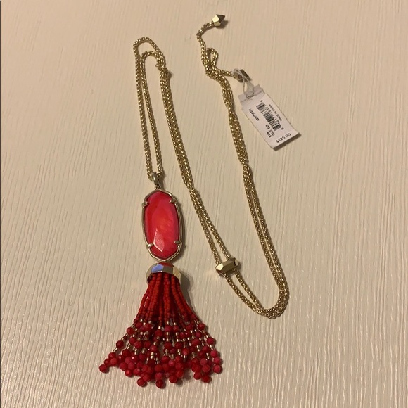 Kendra Scott Jewelry - Kendra Scott gold eva necklace red MOP